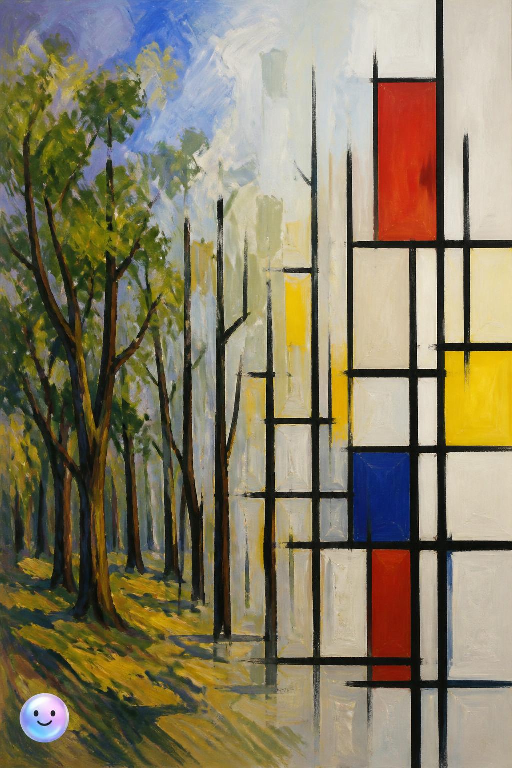 How trees transformed into abstract lines