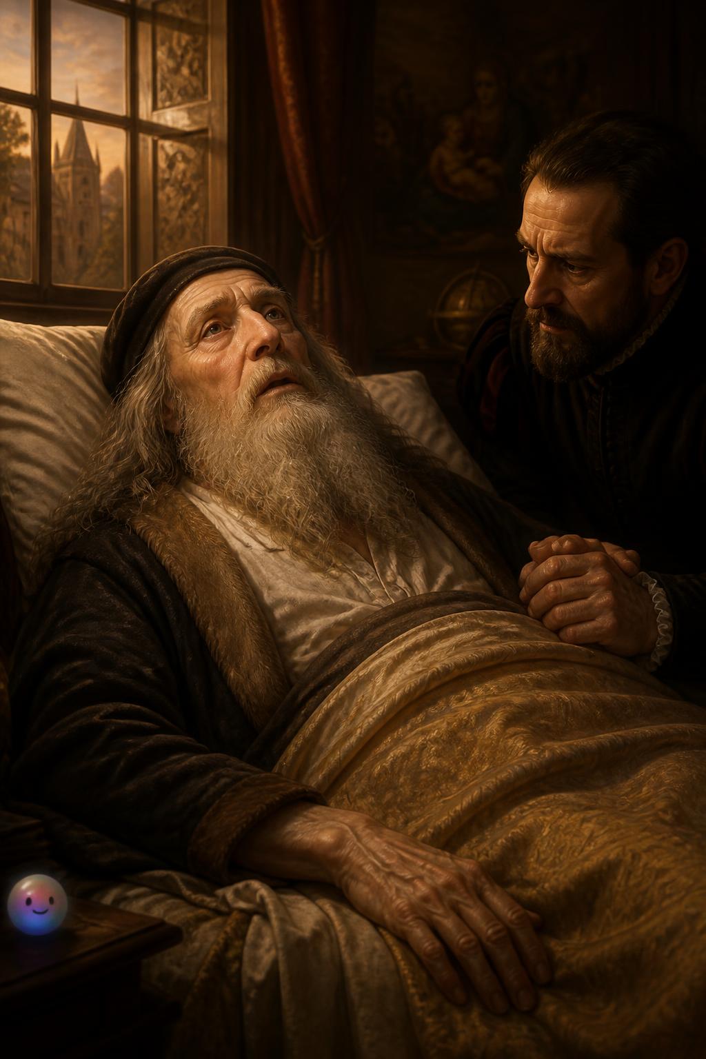 Leonardo da Vinci's artistic insecurity