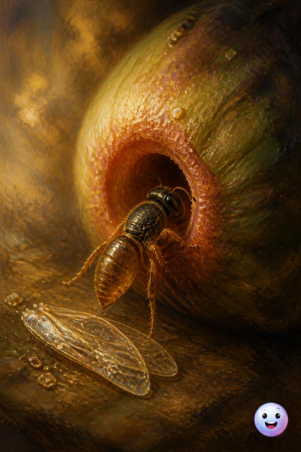 The tiny wasp with a one-way ticket