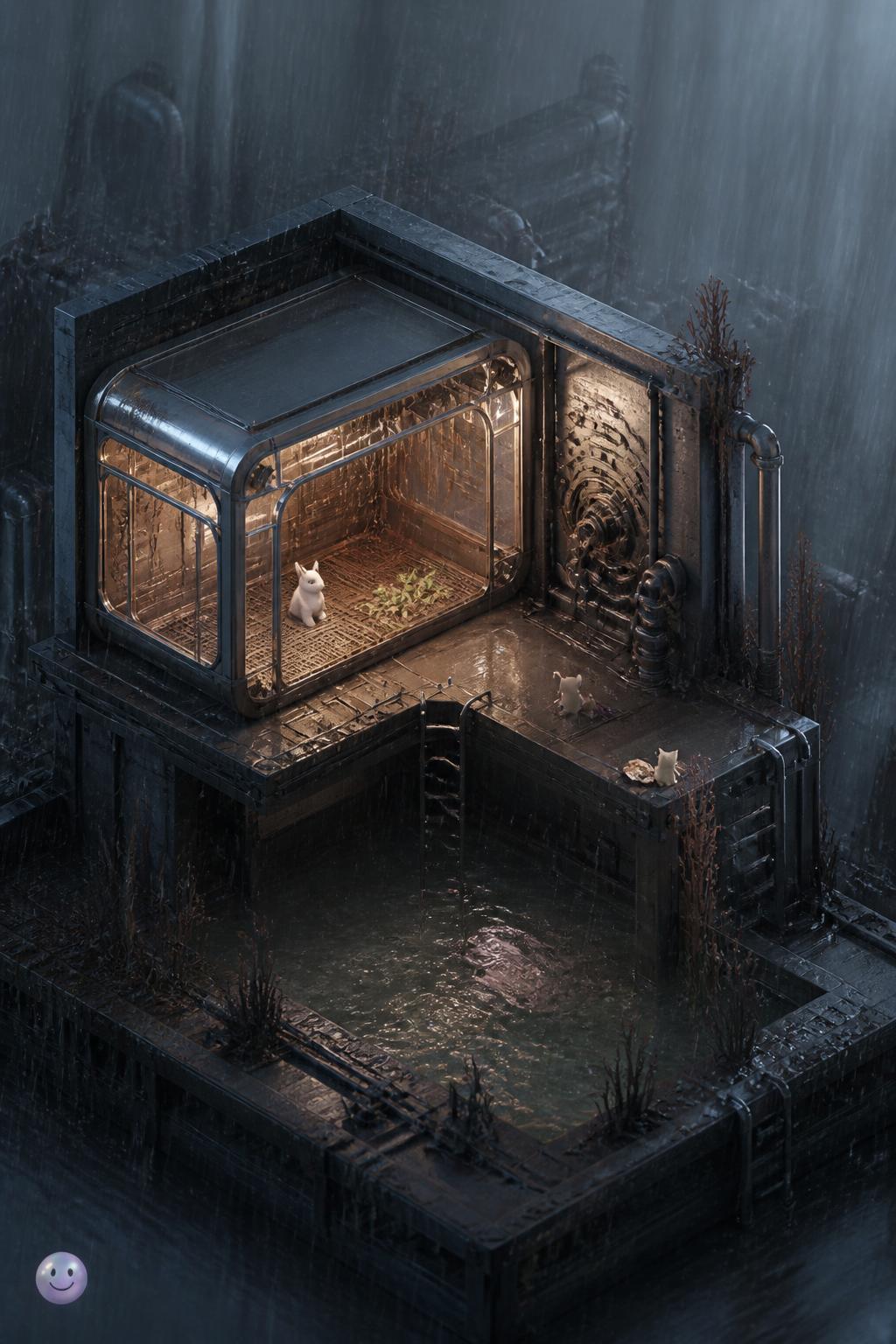 The threat of the crushing rain