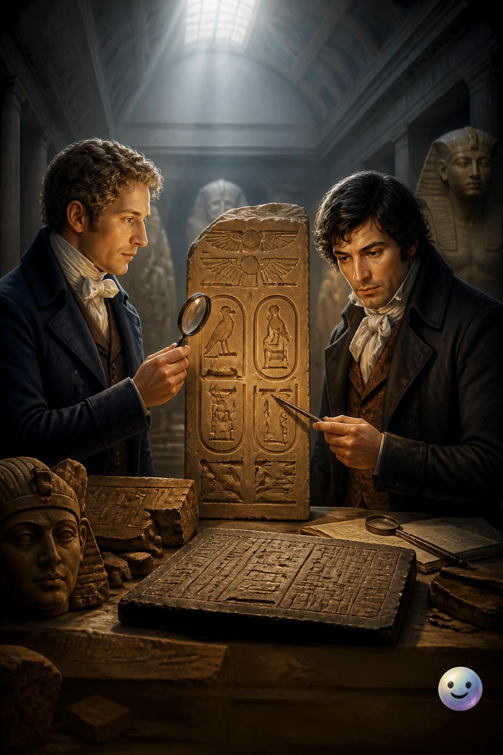 The race between two brilliant minds
