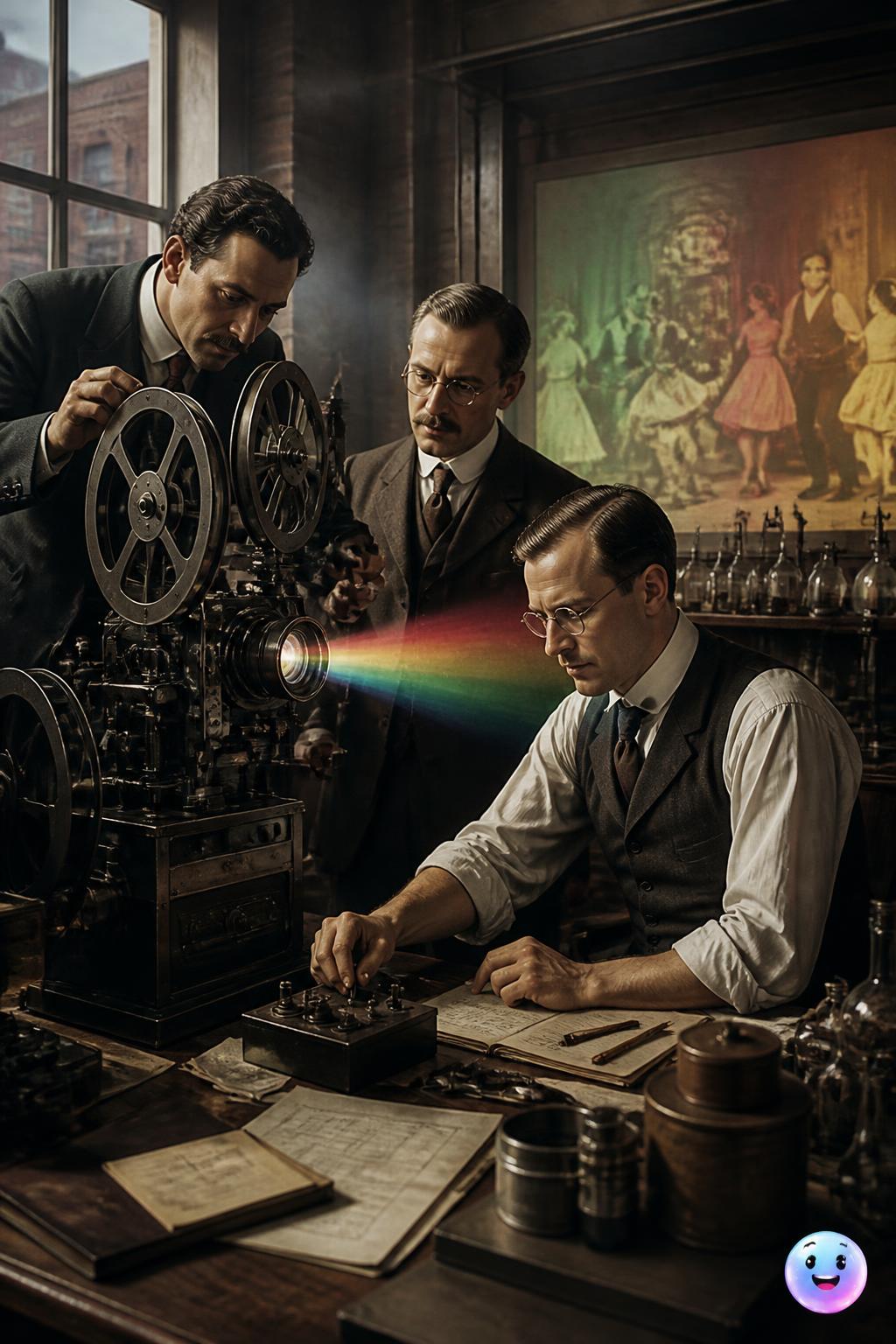 The birth of color on screen