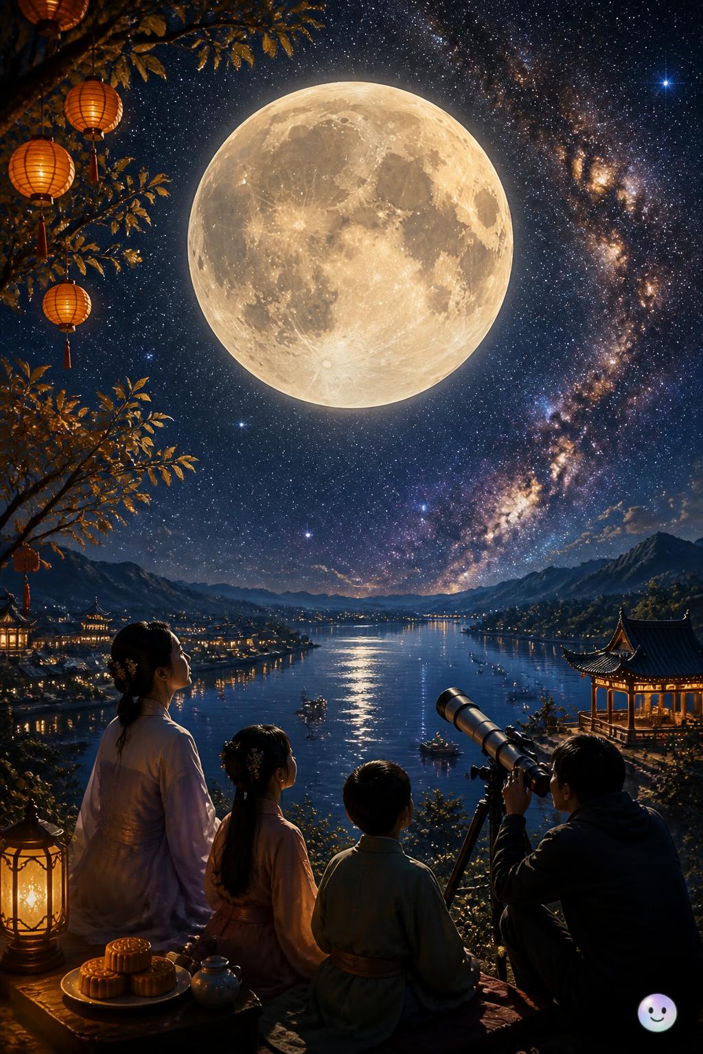 Chasing the beauty of the moon