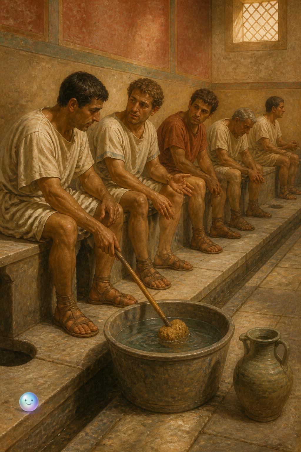 The shared toilet sponge