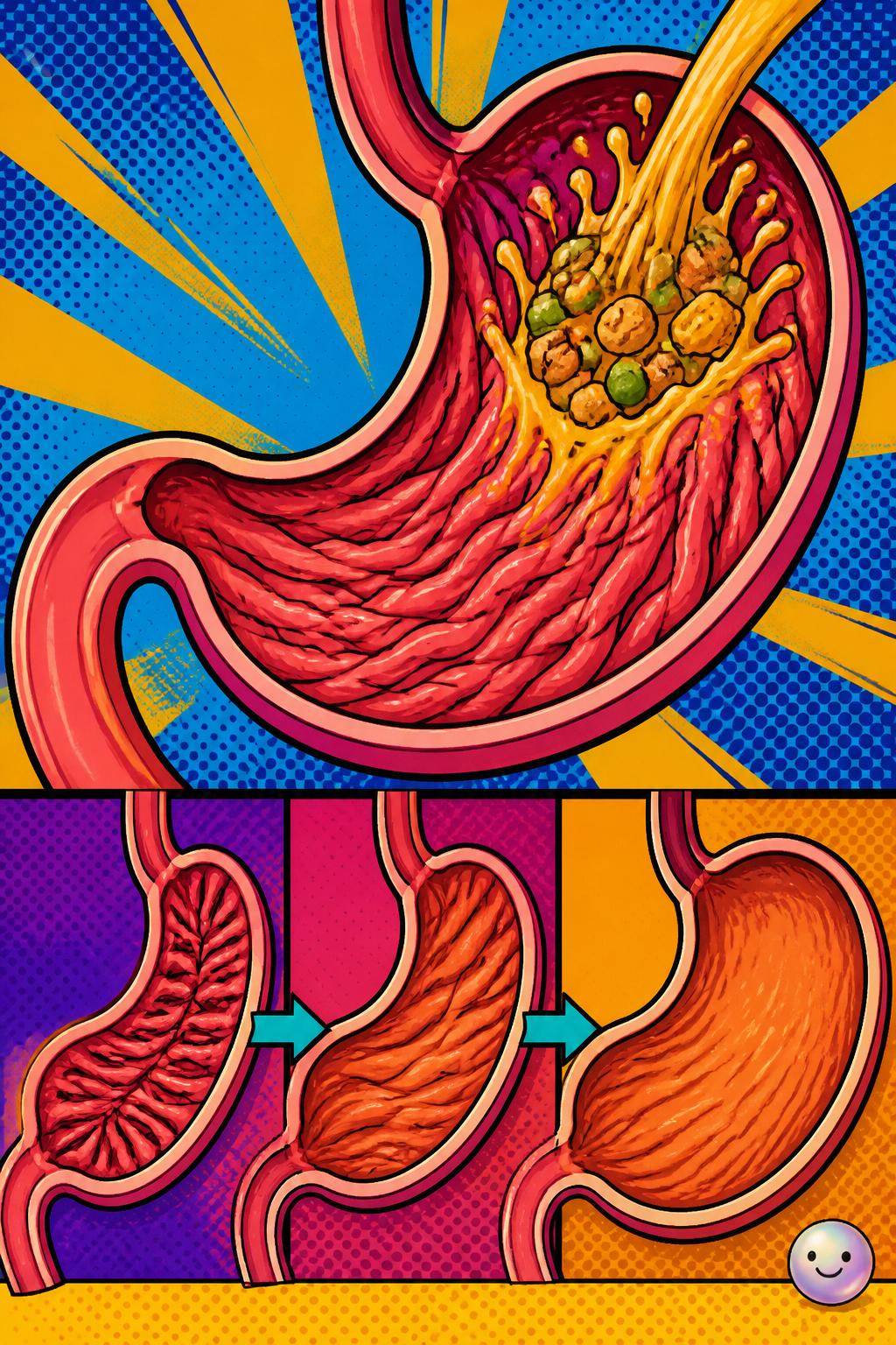 The expandable food balloon inside us
