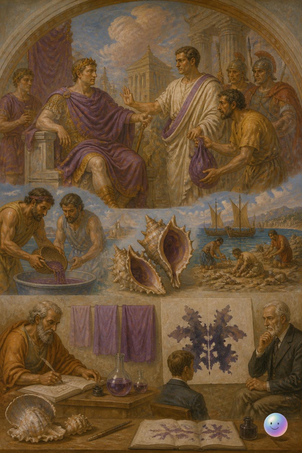 The purple dye of Roman royalty