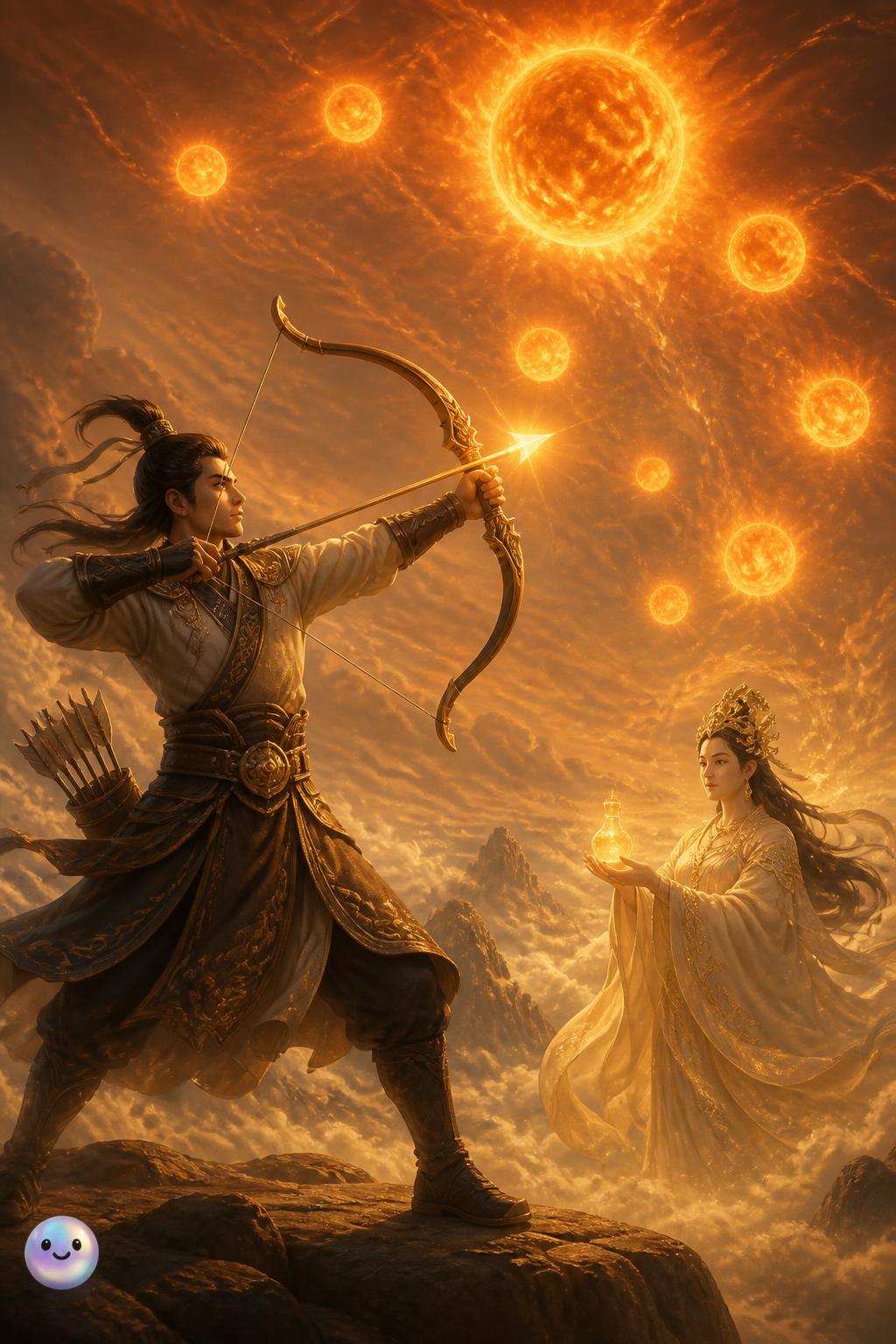 Hou Yi the heroic archer