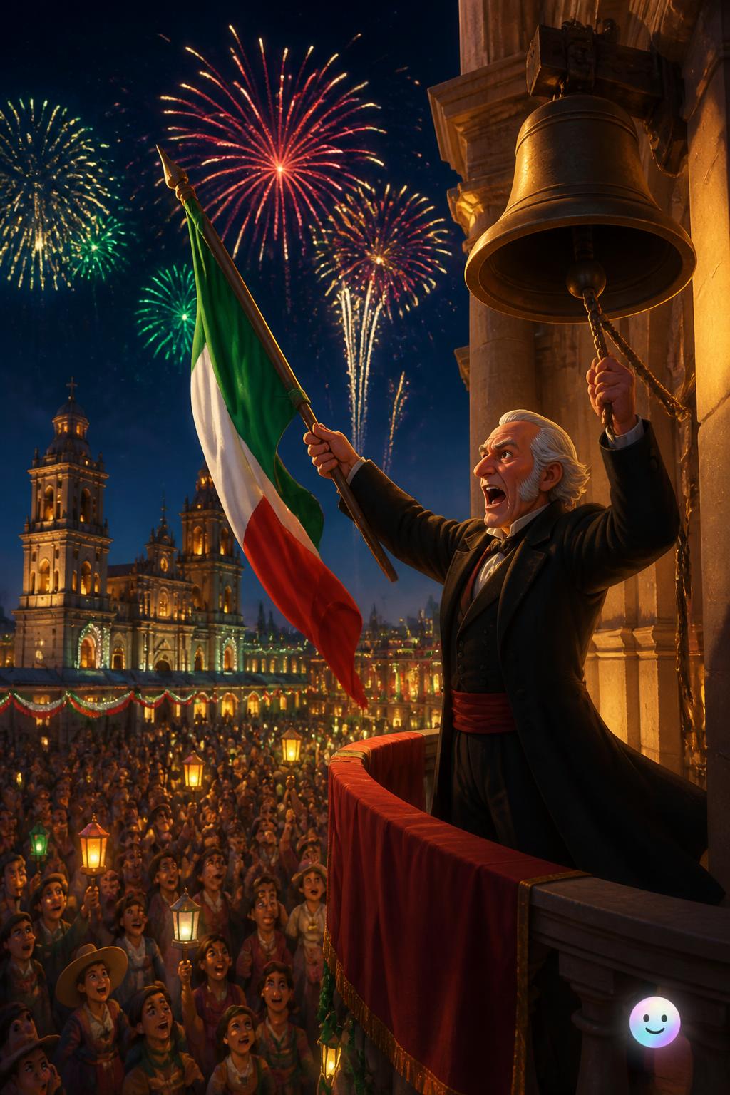 El primer Grito con luces