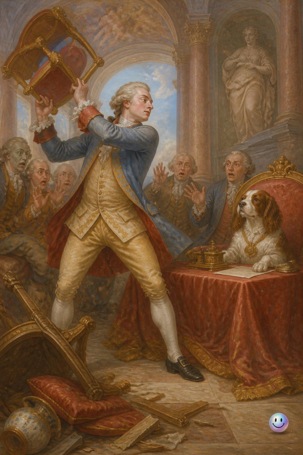 The Danish ruler who played in the palace