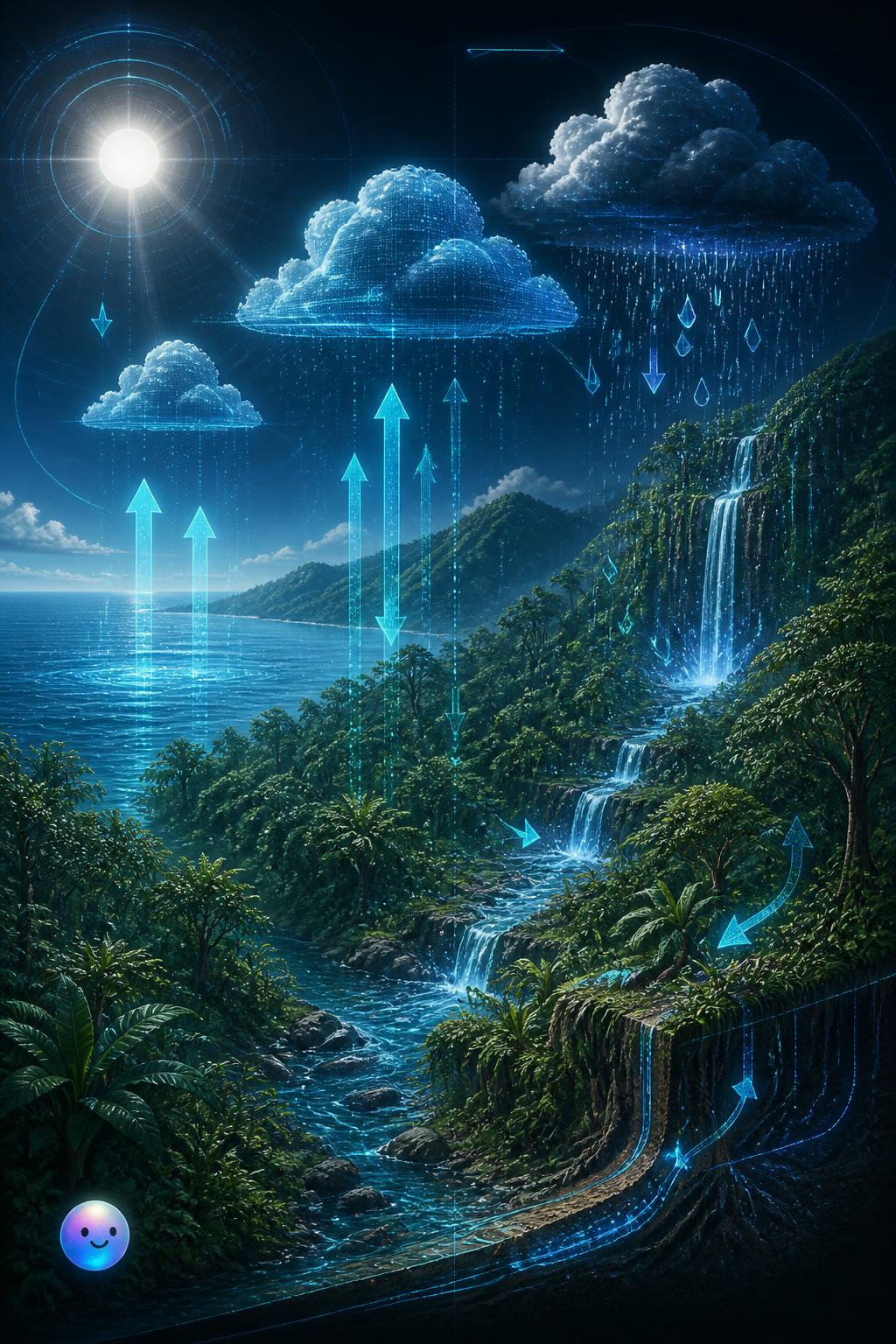 El cicle de l'aigua i les pluges pròpies
