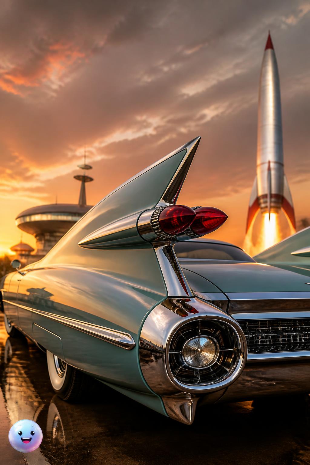 Fins and chrome of the space age