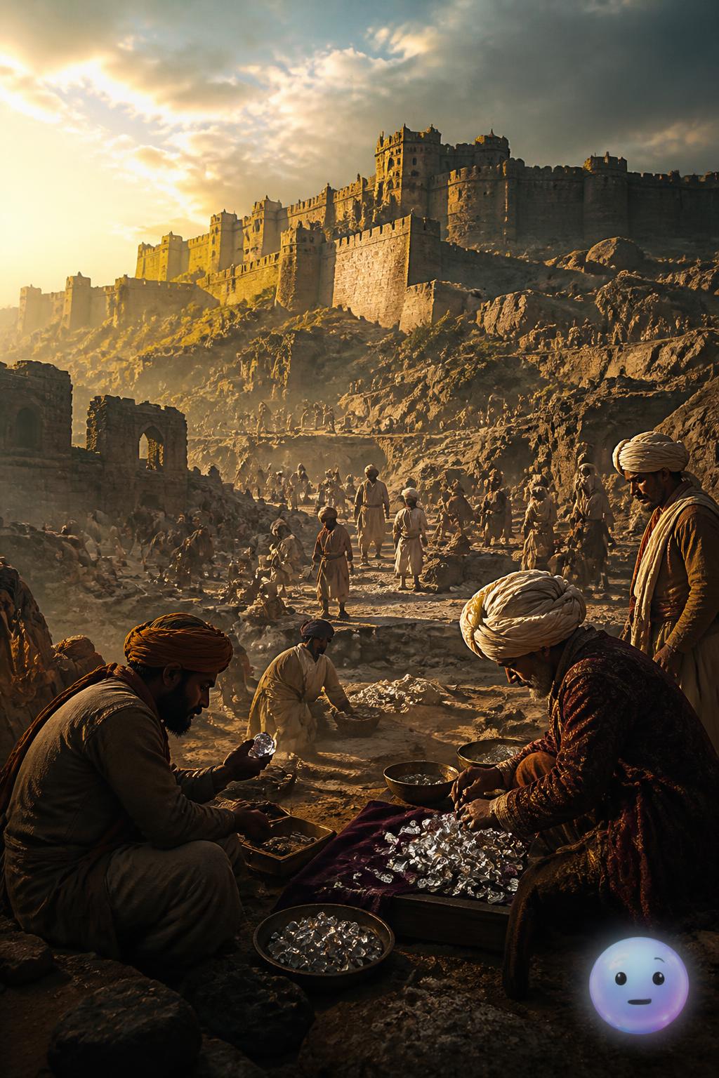 The legendary trading fort of Golconda