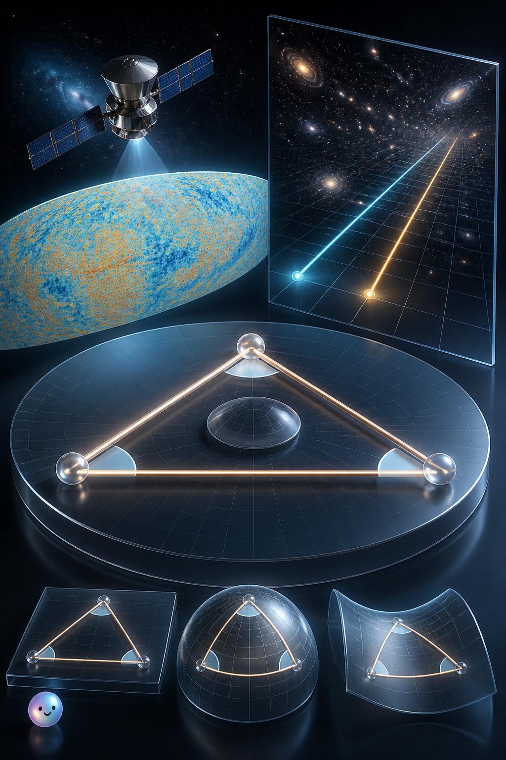 Measuring cosmic lines with triangles