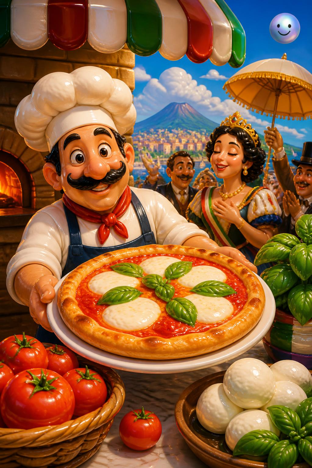 El nacimiento de la pizza Margarita