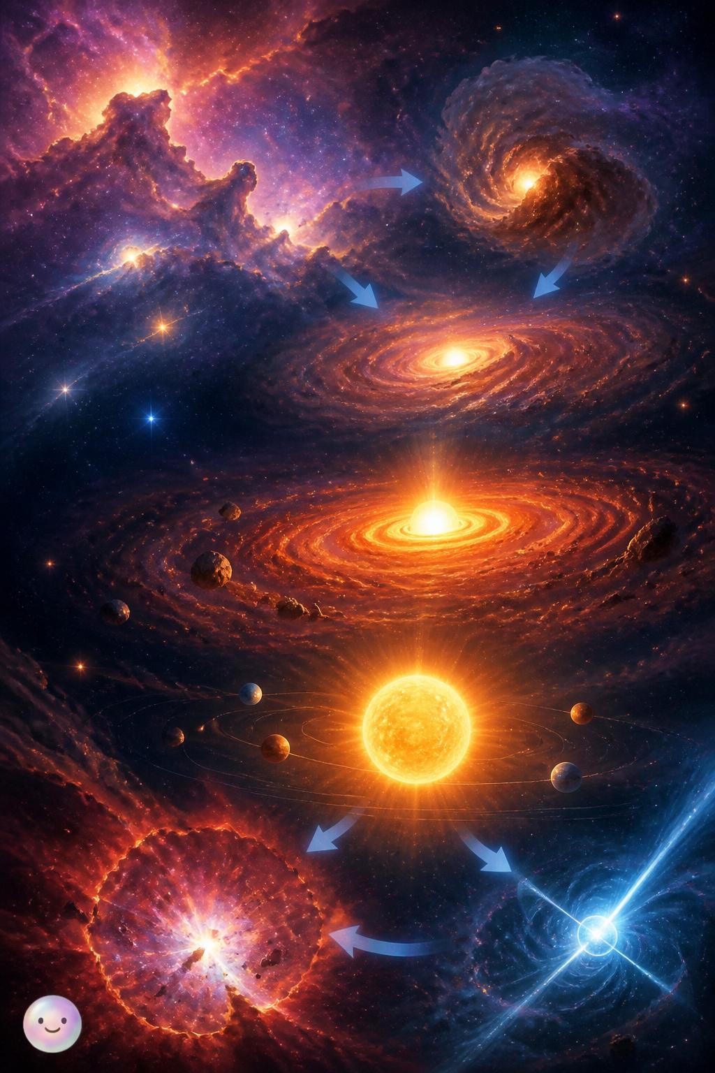 How gravity pulls cosmic dust together