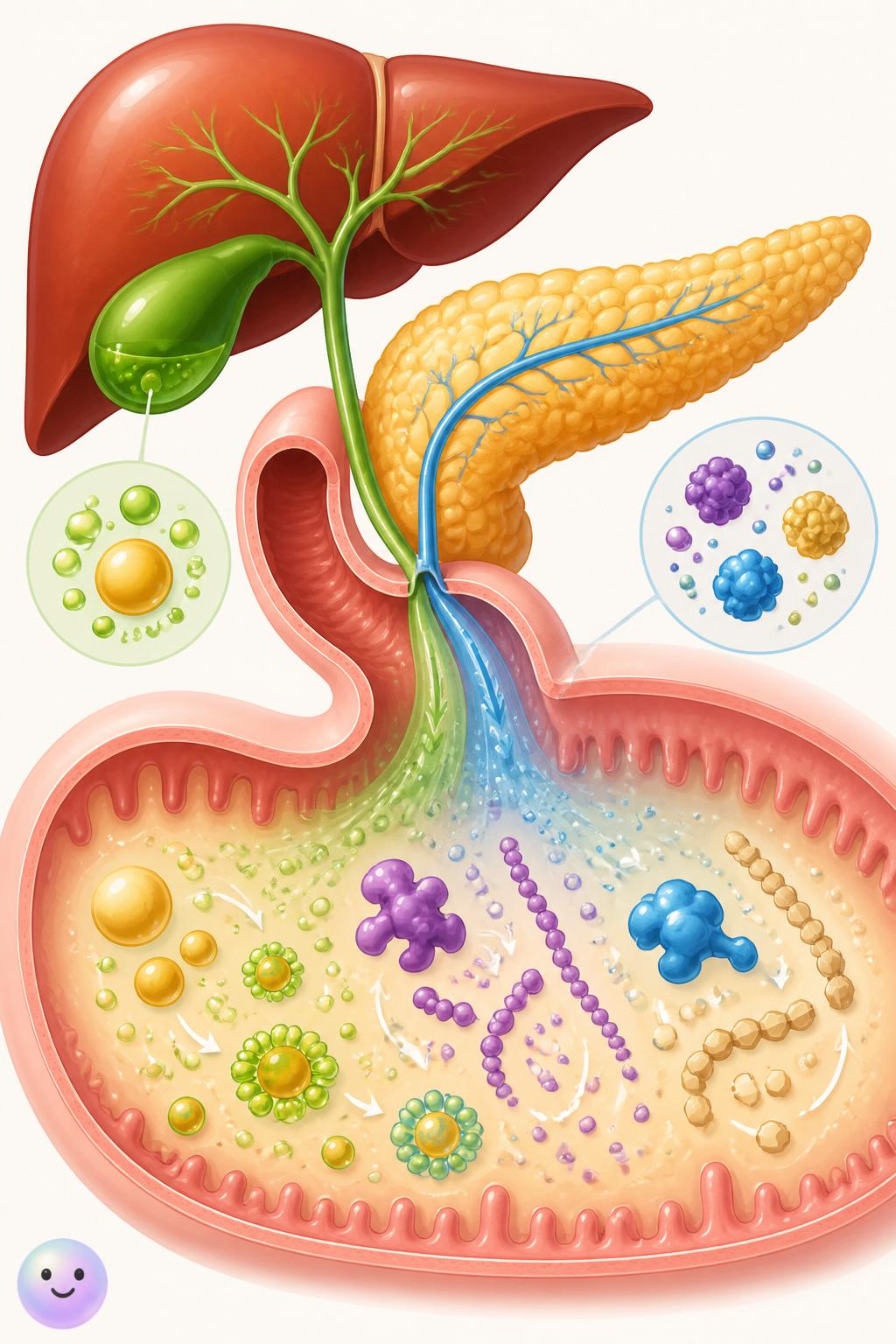 The chemical helpers of the pancreas and liver