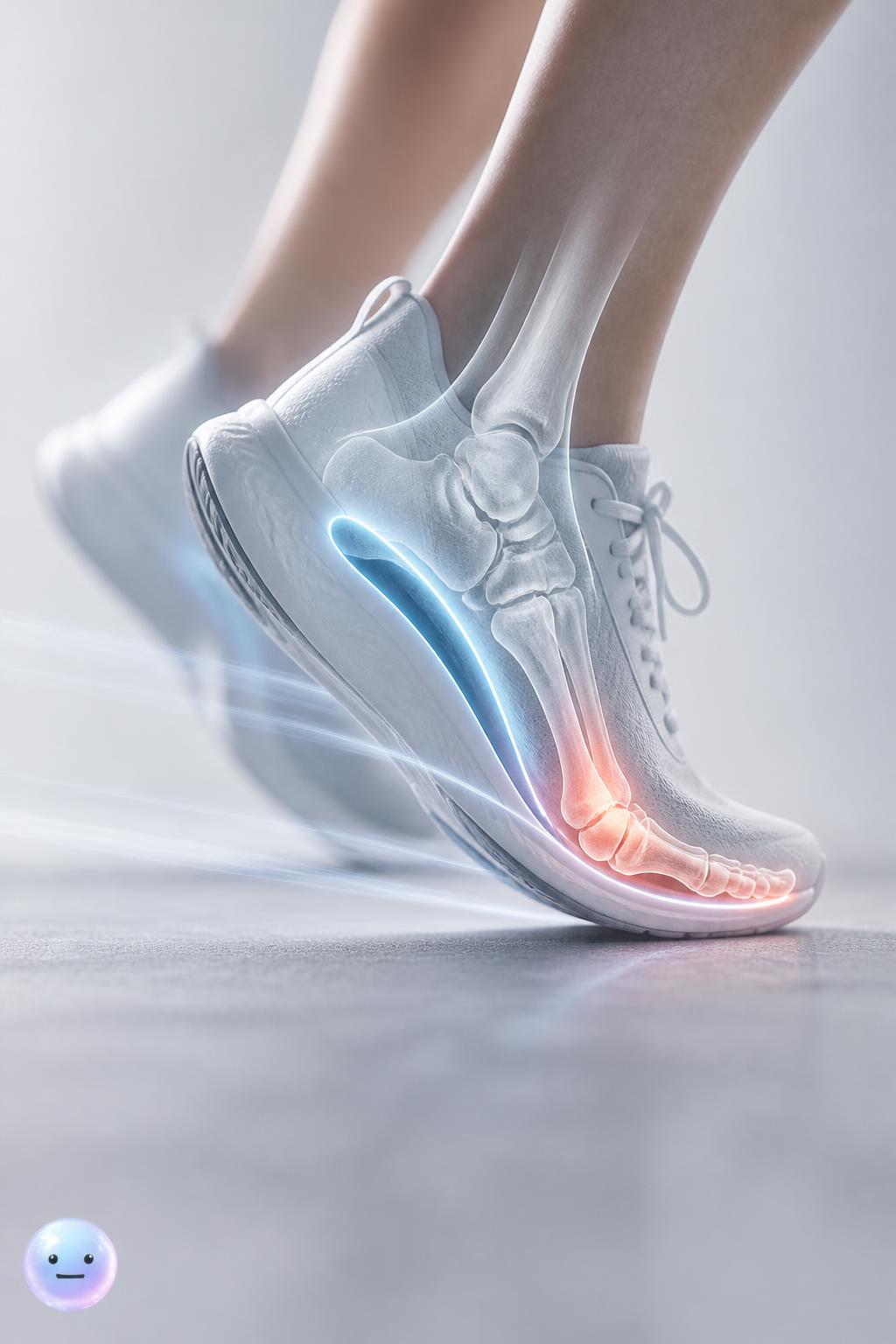 The big toe's energy saver