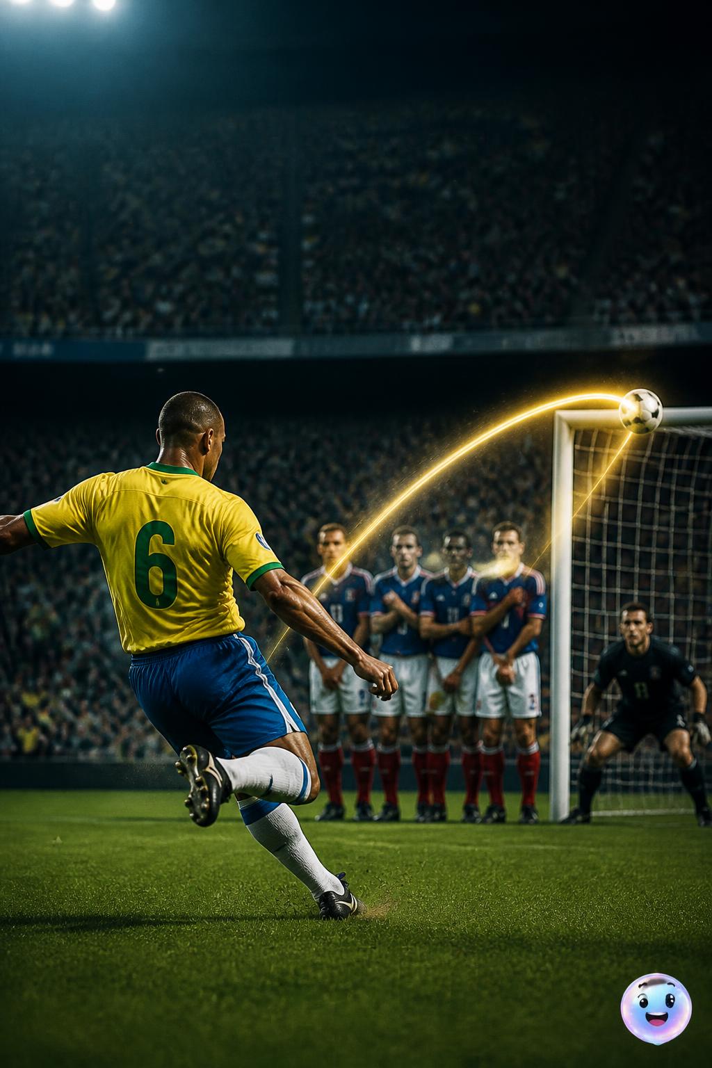 Roberto Carlos and the impossible free kick