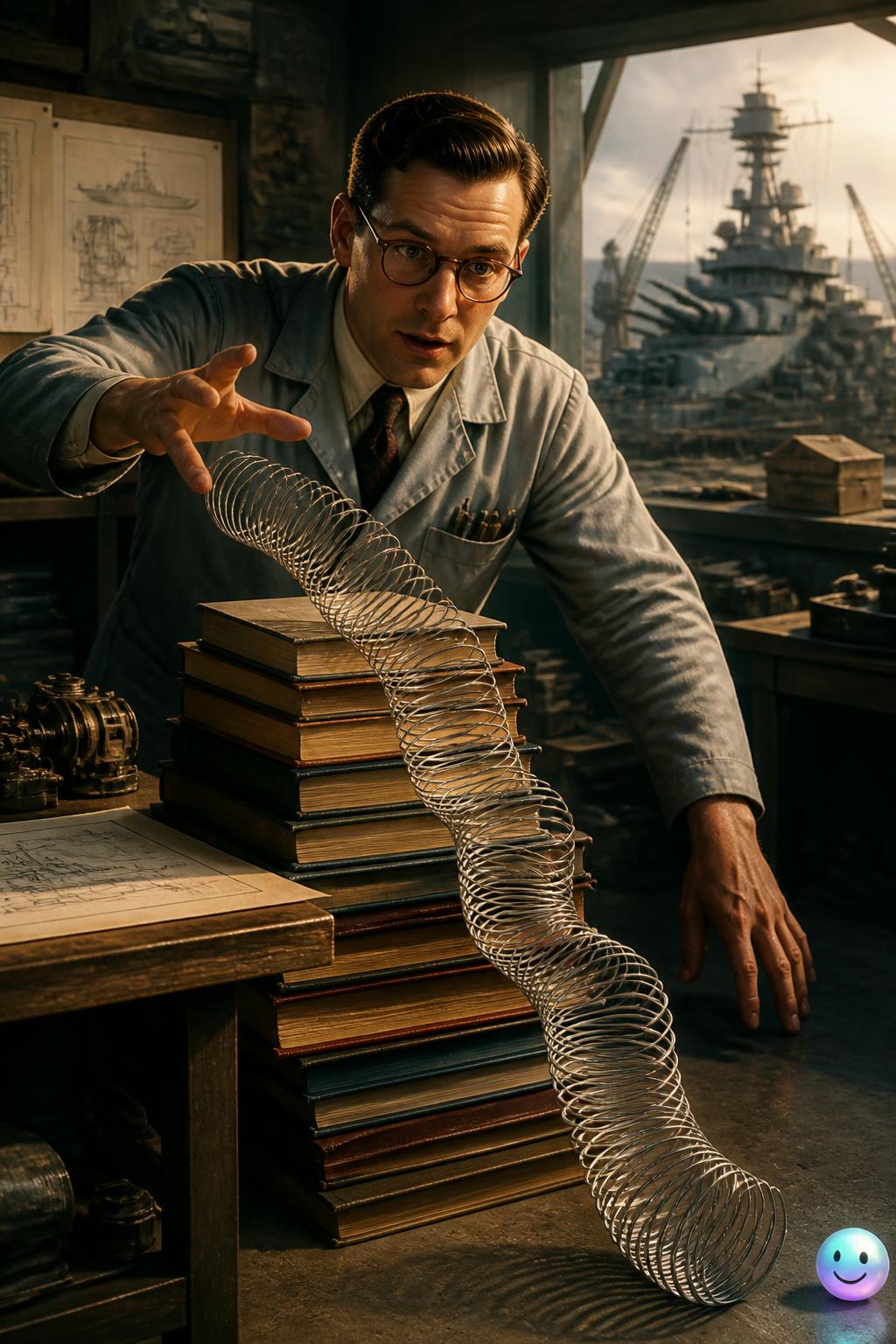 The Slinky's naval accident