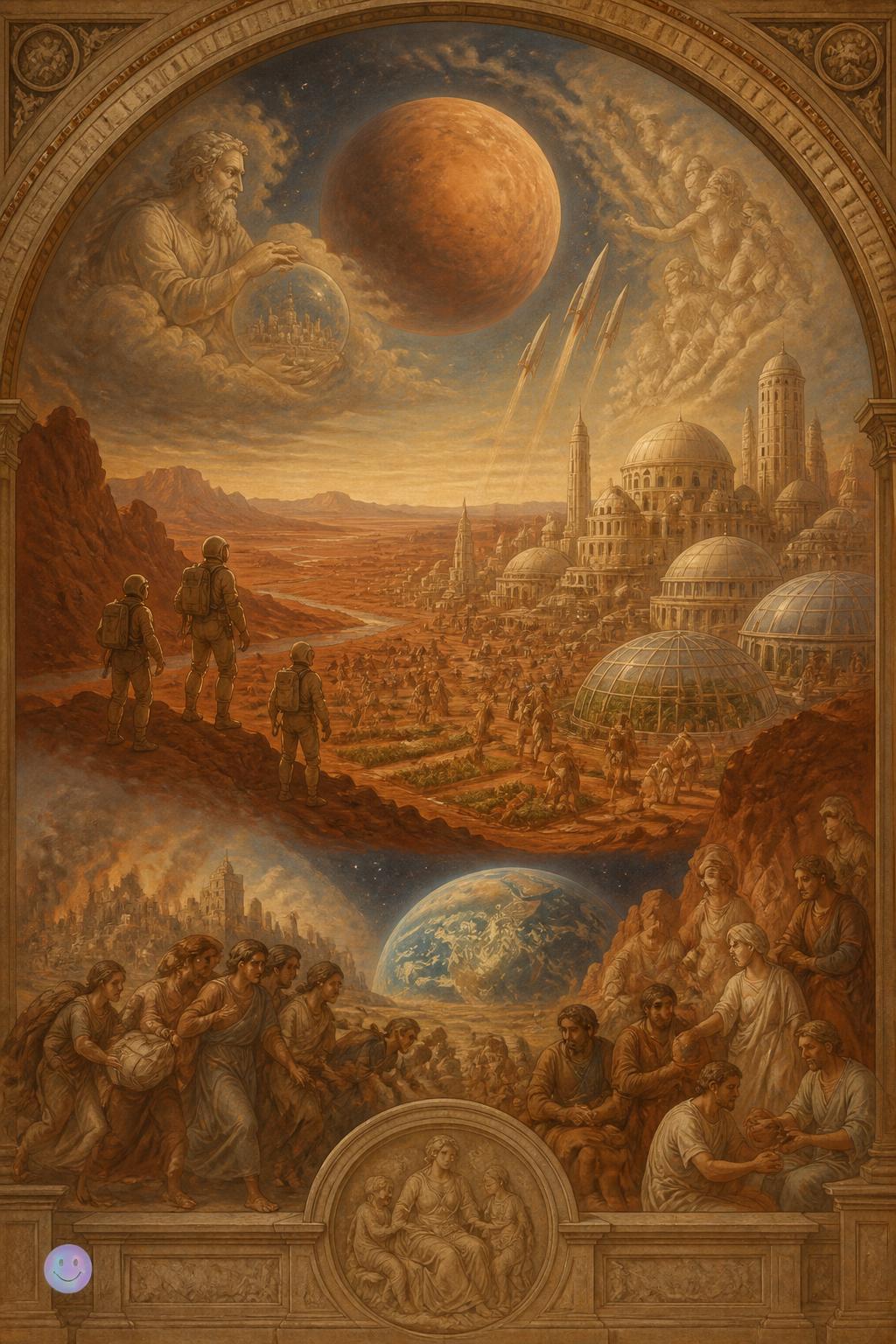The poetic Martian Chronicles