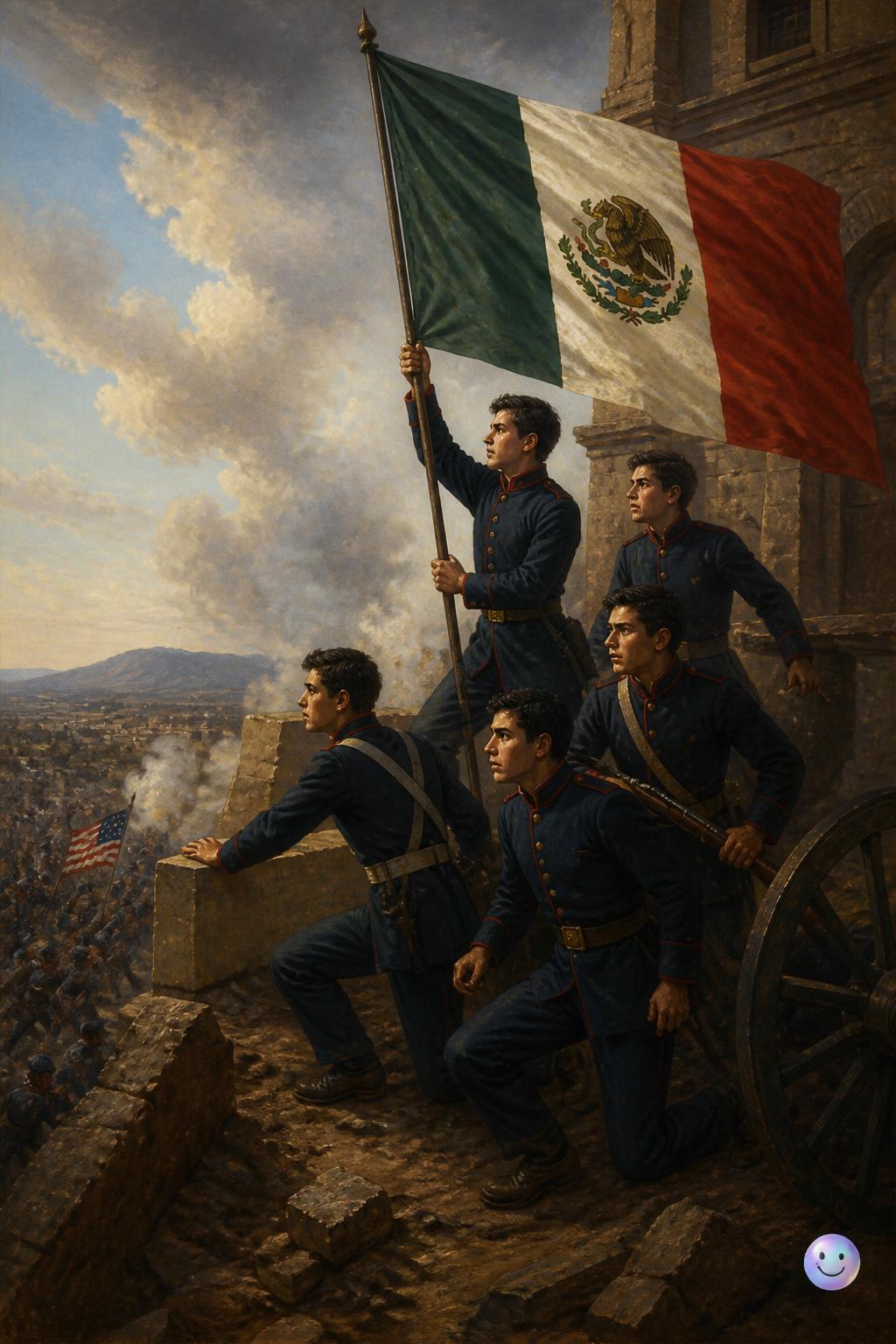 La heroica defensa de Chapultepec