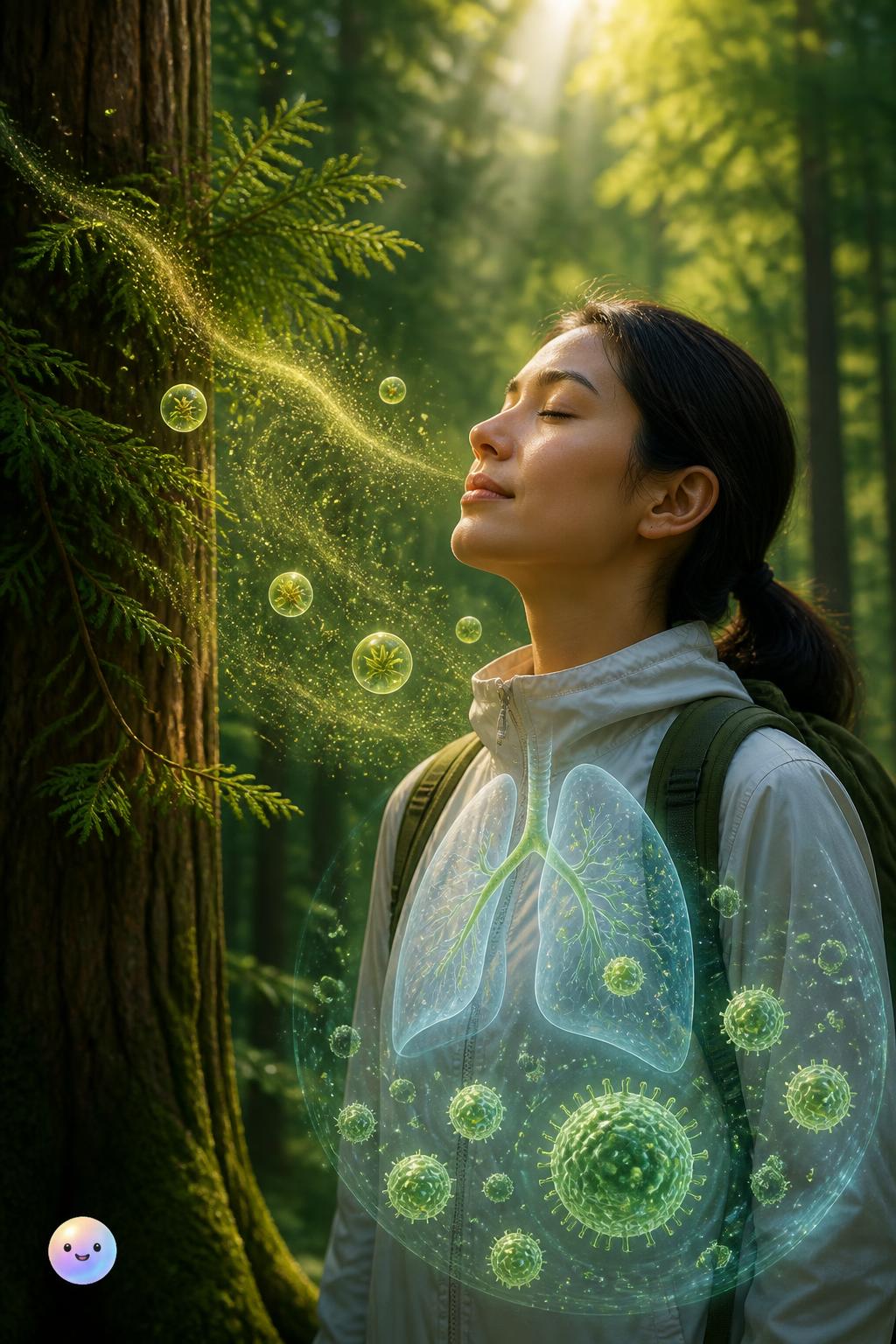 How trees release immune-boosting organic compounds