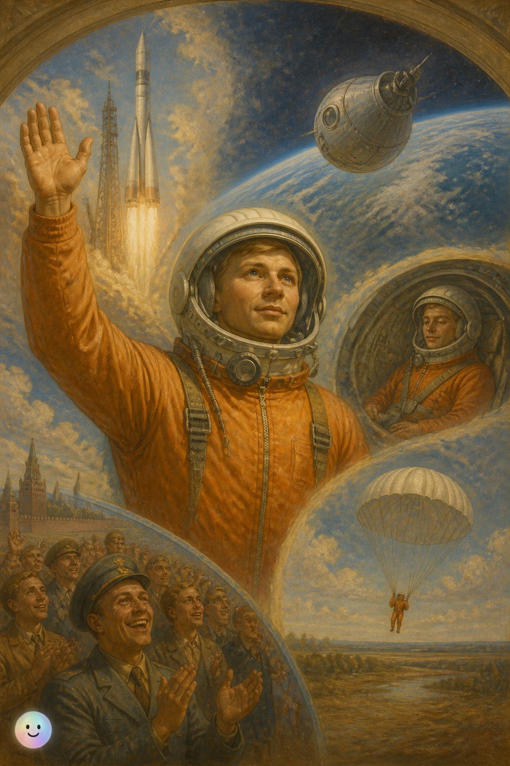 Yuri Gagarin and the first human orbit