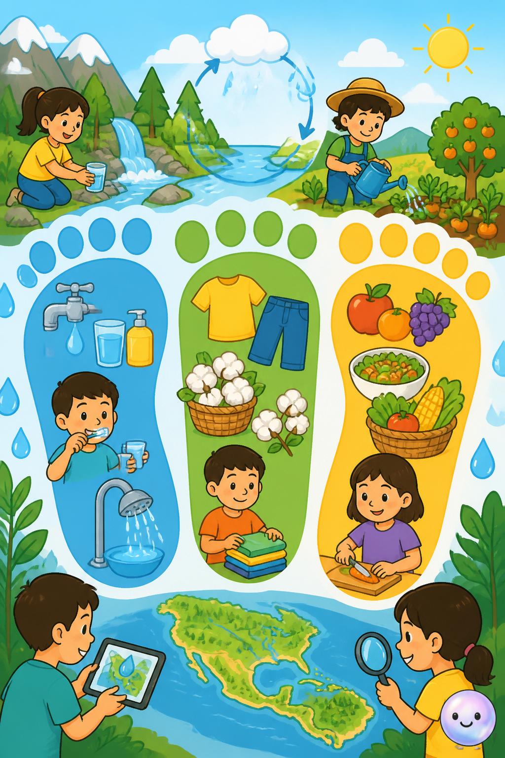 Los tres colores de la huella