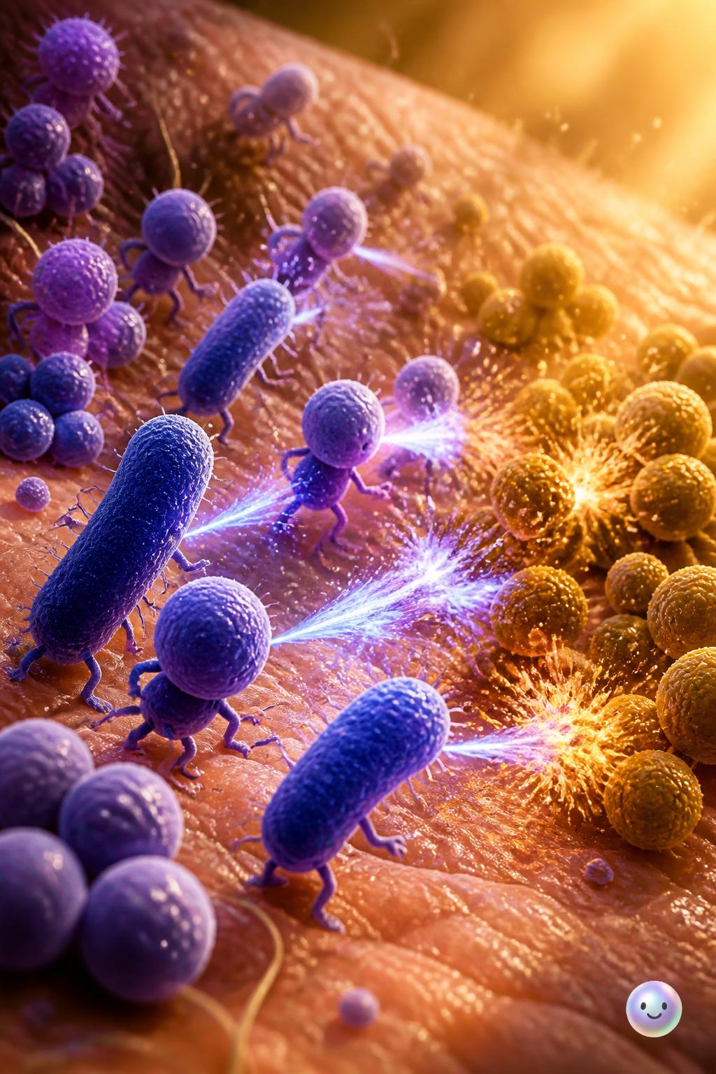 The invisible shield of friendly bacteria