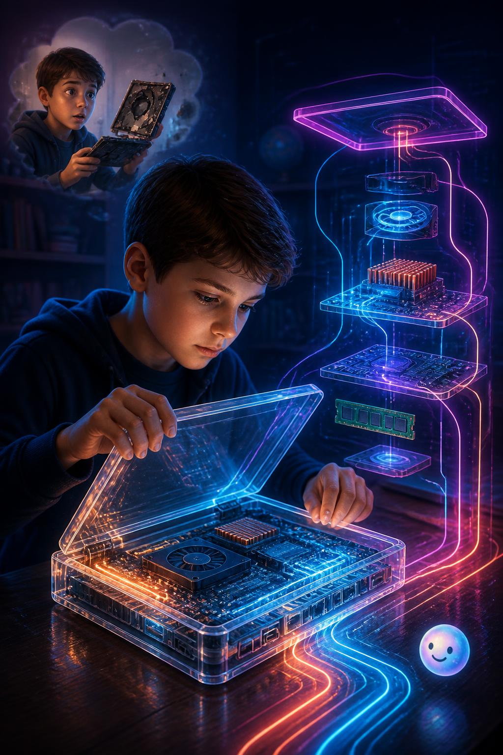 Why the case is transparent