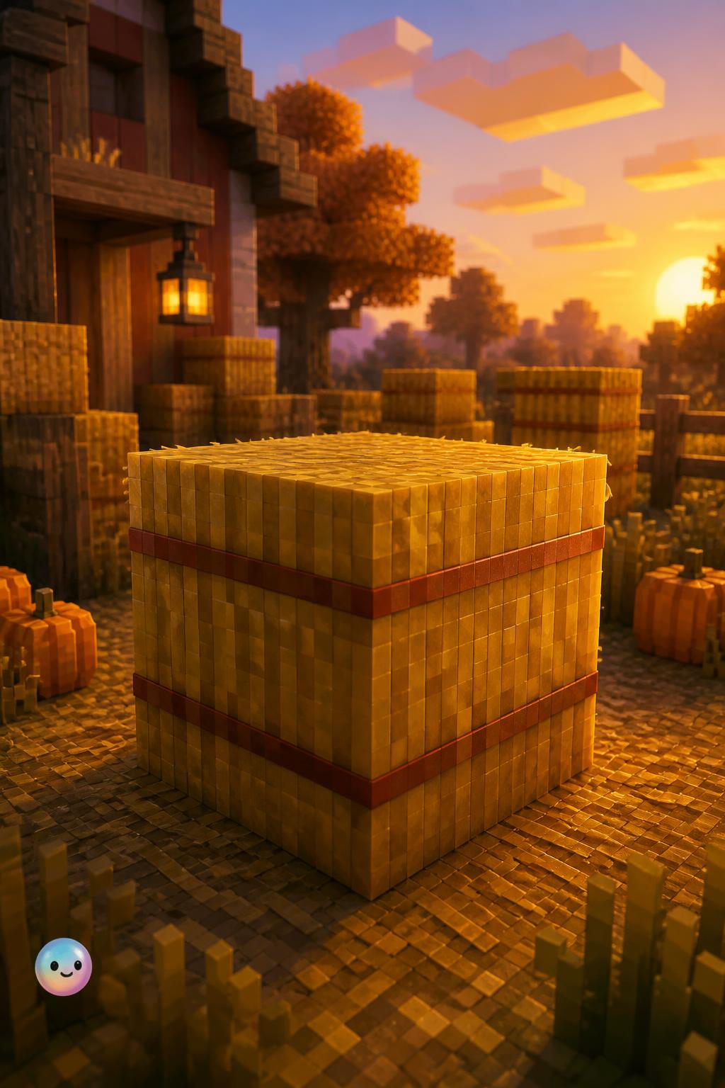 H is for hay bales