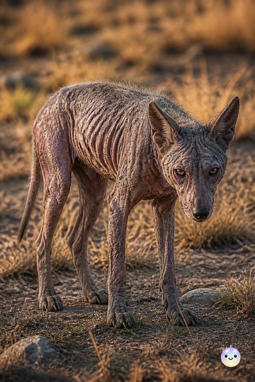 Sarcoptic mange as a monster maker