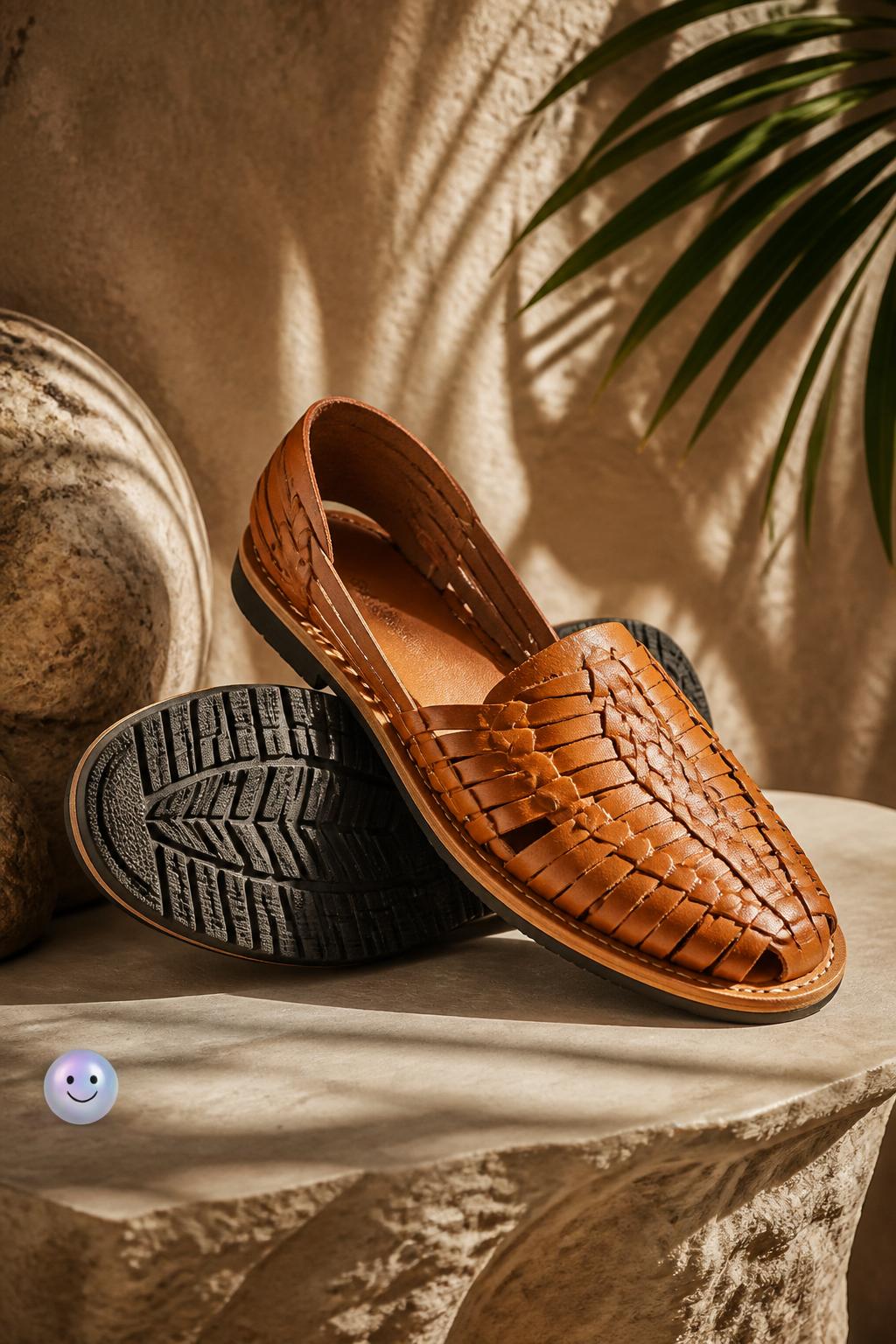 The car tire soles of Mexican huaraches