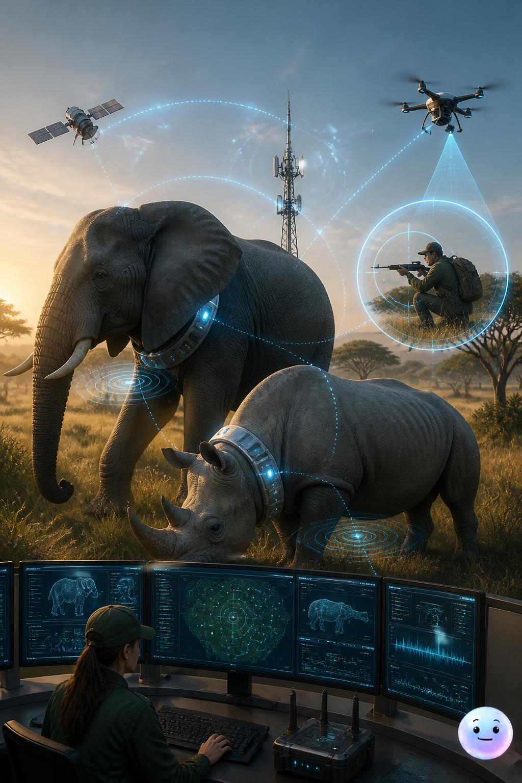High-tech anti-poaching shields