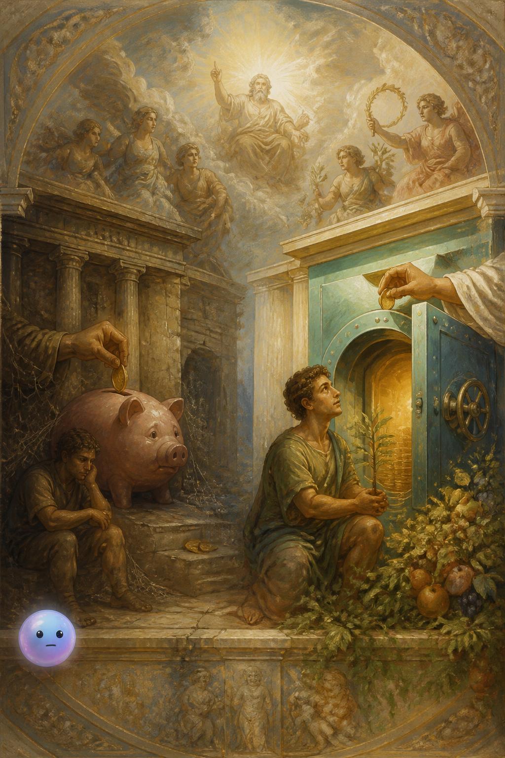 High-yield savings versus traditional piggy banks