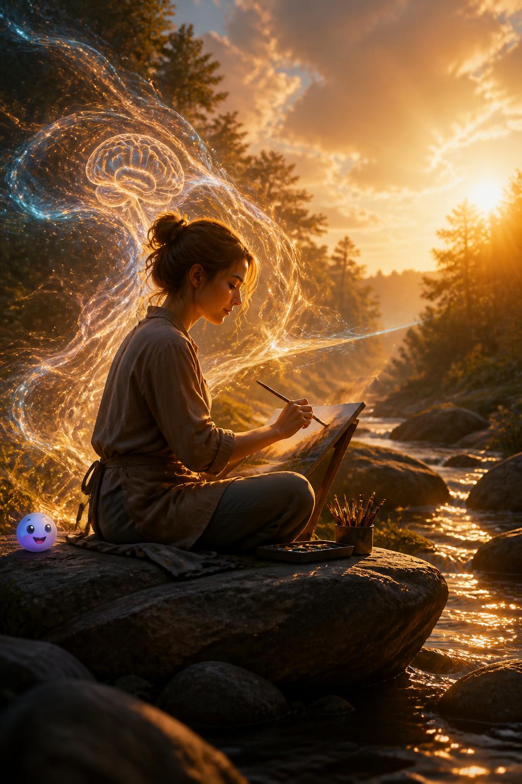 Swimming in the flow state
