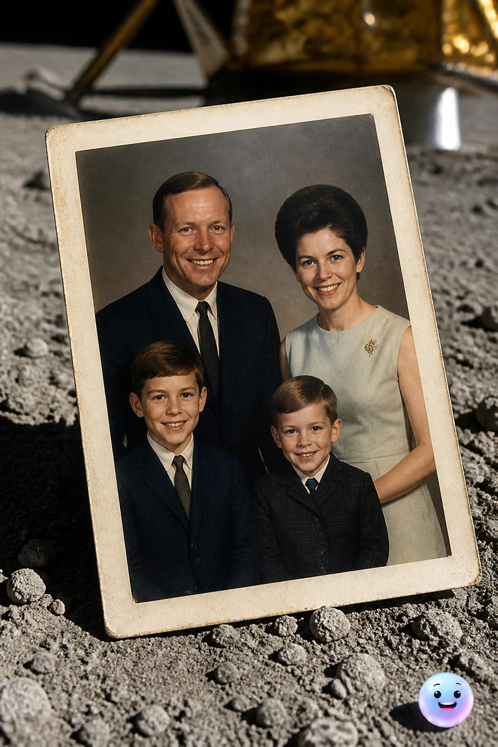 Charles Duke's family photograph