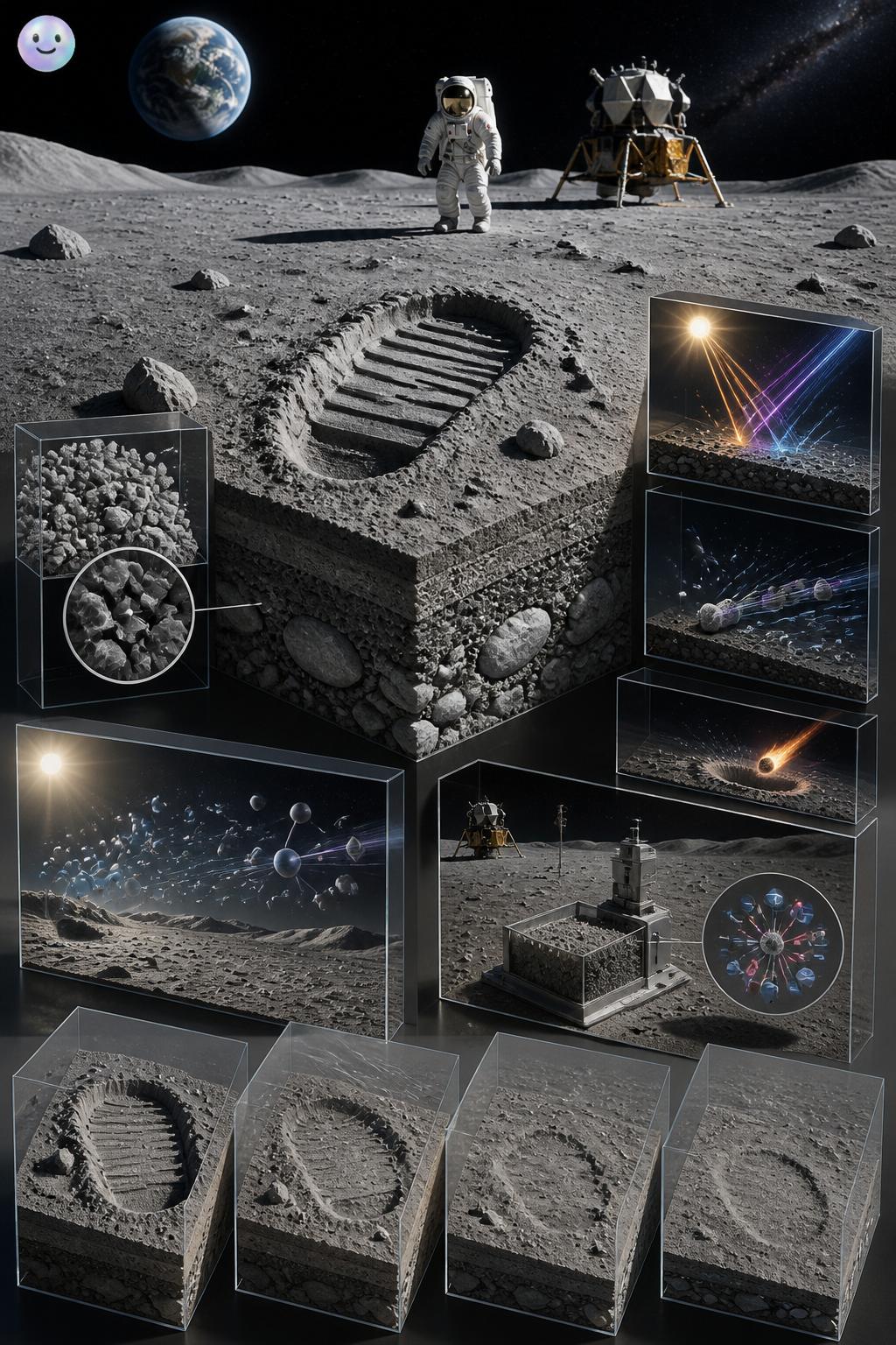 Why footprints last forever on the Moon