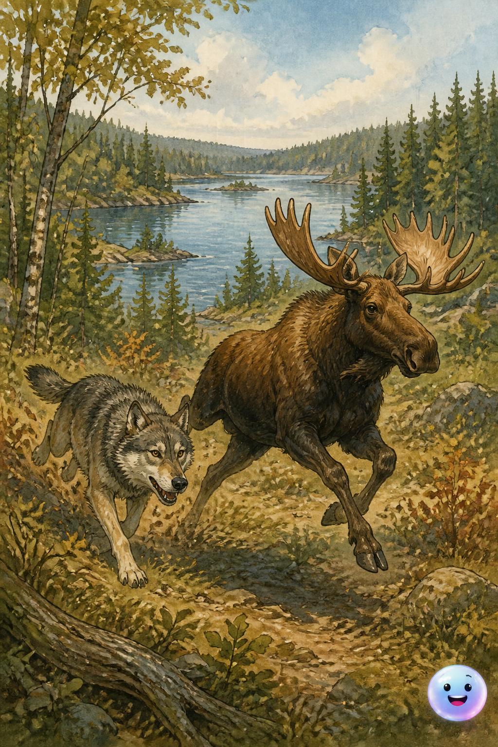 The predator and prey dance