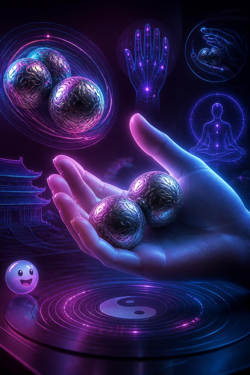 Chinese Baoding balls and imperial hand therapy