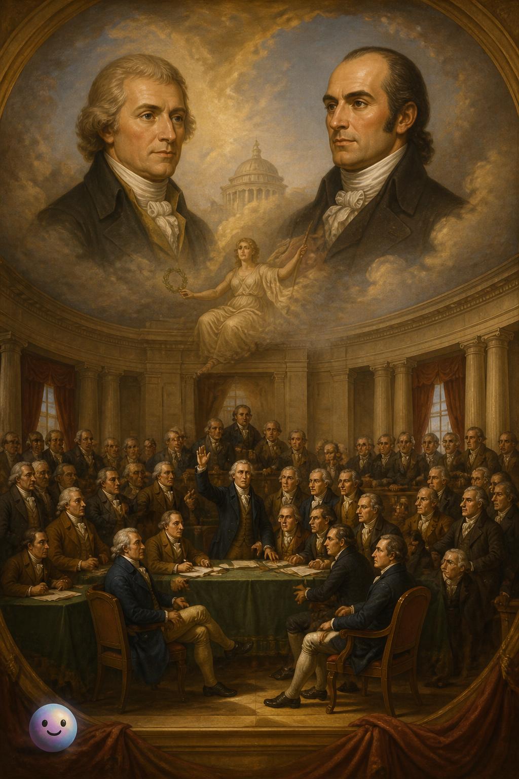 The electoral college tie of 1800