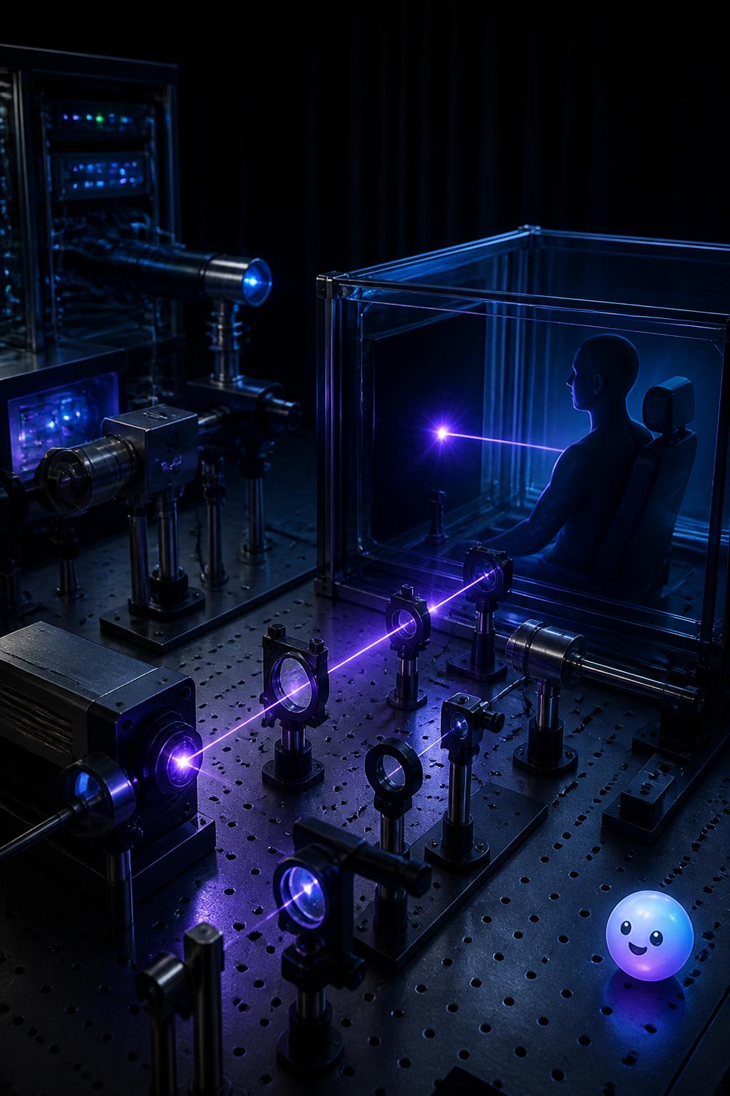 The pitch-black laboratory test