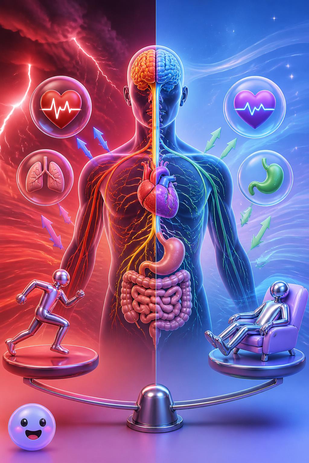 Fight or flight versus rest and digest