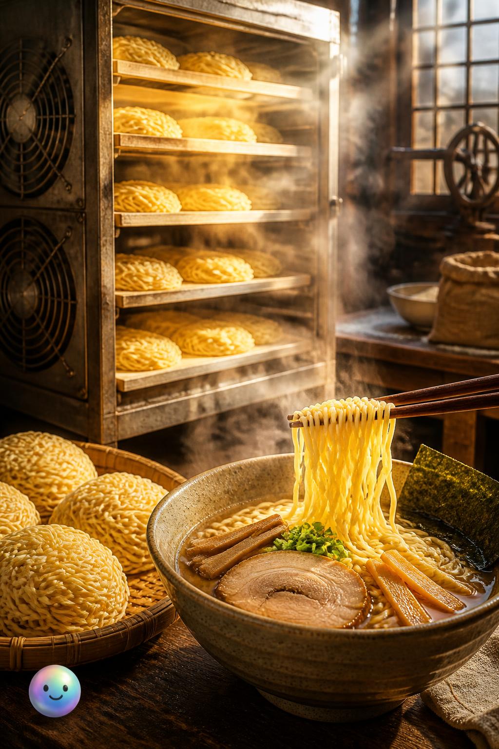 ノンフライ麺の熱風マジック