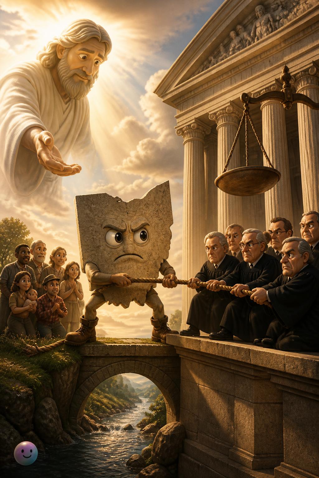 Ohio's dramatic biblical battle with federal courts