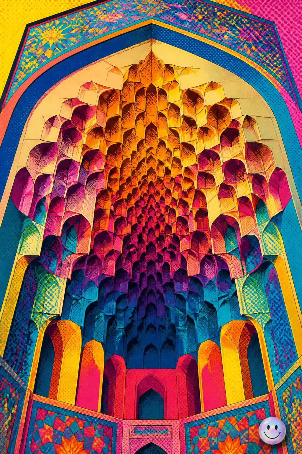Islamic muqarnas and the illusion of infinite depth