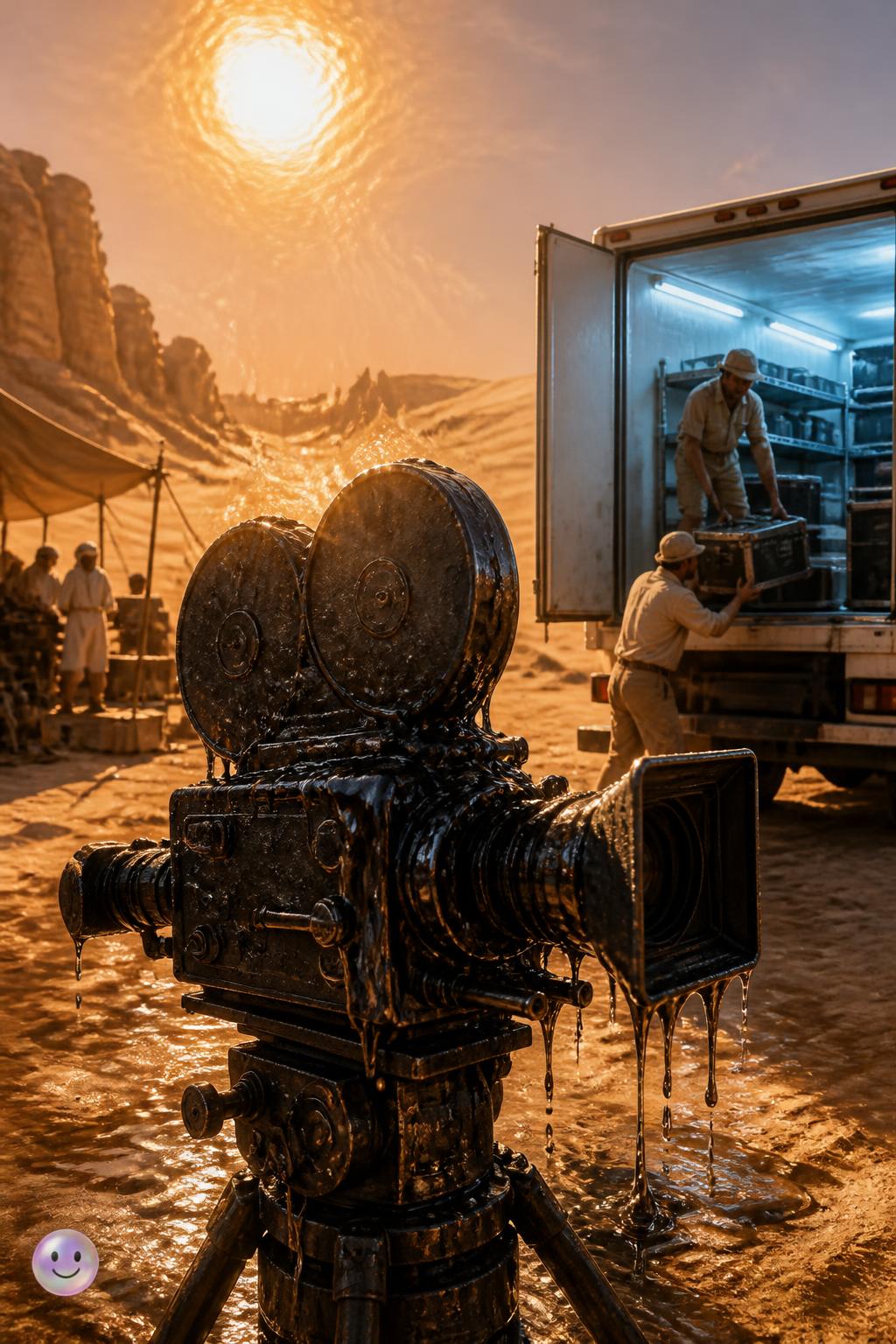 Melting cameras in the desert heat