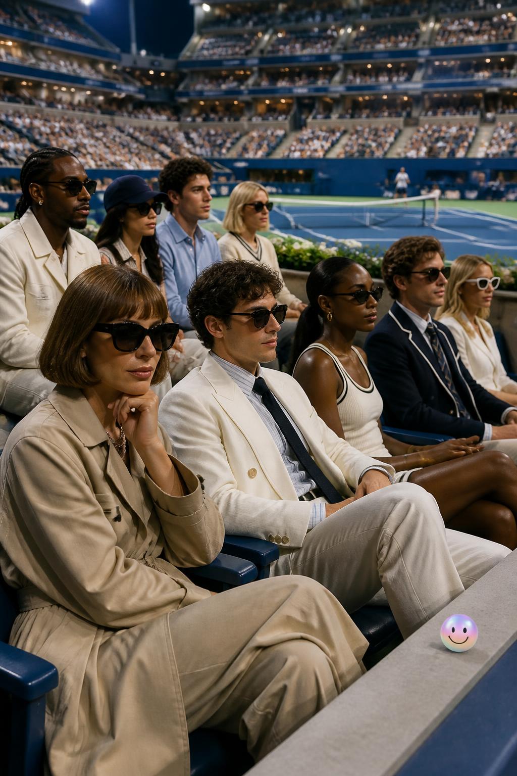 Celebrity row and New York fashion