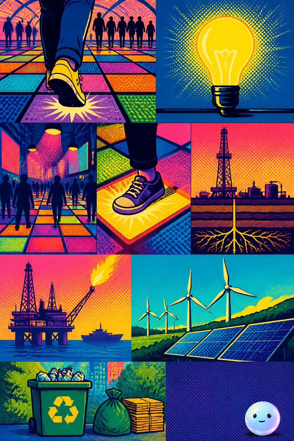Electricidad a partir de tus pasos