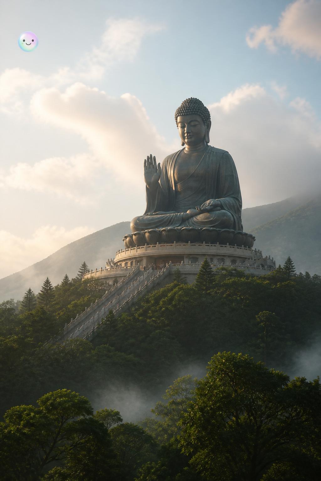 The majestic Big Buddha of Lantau